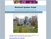 Tablet Screenshot of montreal-quebec.net